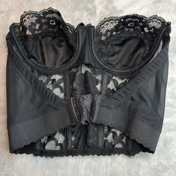 Victoria's Secret Lace Bustier Top Black Size 34A - Picture 4 of 11